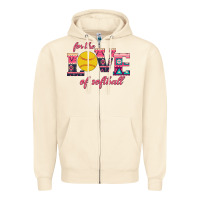 Sandshell For The Love Of Softball Zipper Hoodie - Bettercallsaul