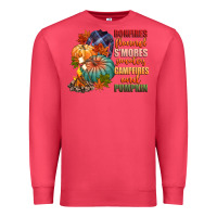 Bonfires Flannels Smores Campfires And Pu Premium Sweatshirt | Teevron