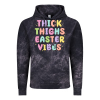Cloud Black thicks thighs easter vibes Vintage Hoodie - MaliasSmallBusiness
