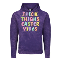 Cloud Purple thicks thighs easter vibes Vintage Hoodie - MaliasSmallBusiness