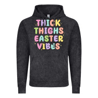 Vintage Black thicks thighs easter vibes Vintage Hoodie - MaliasSmallBusiness
