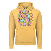 Vintage Mustard thicks thighs easter vibes Vintage Hoodie - MaliasSmallBusiness