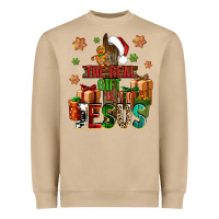 Mushroom The real gift is Jesus Heavyweight Sweatshirt - NancyCooperArtShop