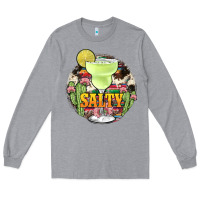 Heather Grey salty Long Sleeve Tee - JahusDesignShop