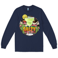 Navy salty Long Sleeve Tee - JahusDesignShop