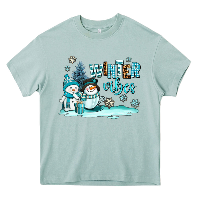 Winter Vibes Heavy Core Tee by AdoDesignShop | Teevron