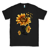 Black faith sunflower Classic Tee - MaliasSmallBusiness