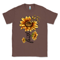 Chestnut faith sunflower Classic Tee - MaliasSmallBusiness