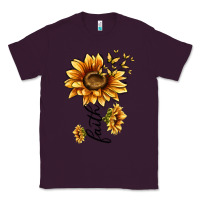 Plum faith sunflower Classic Tee - MaliasSmallBusiness