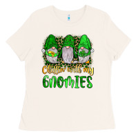 Bone st patrick s chillin with my gnomies Ladies Tee - JahusDesignShop