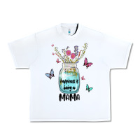 White mama preview costom name Urban Heavy Tee - MaliasSmallBusiness
