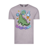 Vintage Zinc space dino Vintage Tee - MaliasSmallBusiness
