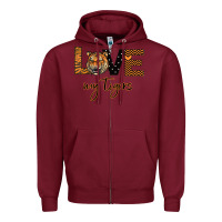 Burgundy My Tigers Zipper Hoodie - Bettercallsaul