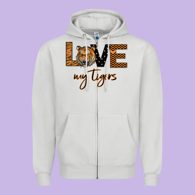 My Tigers Zipper Hoodie Designed By Bettercallsaul