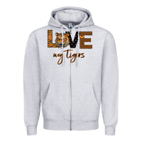 Heather Grey My Tigers Zipper Hoodie - Bettercallsaul