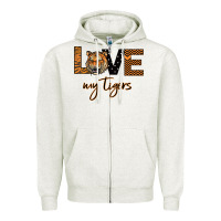 Oatmeal Heather My Tigers Zipper Hoodie - Bettercallsaul