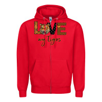 Red My Tigers Zipper Hoodie - Bettercallsaul
