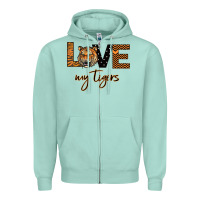 Seafoam My Tigers Zipper Hoodie - Bettercallsaul