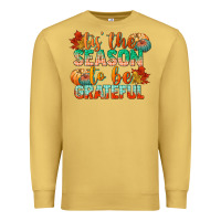 Antique Gold tis the season to be grateful Premium Sweatshirt - CowGirlArtShop