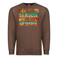Chestnut tis the season to be grateful Premium Sweatshirt - CowGirlArtShop
