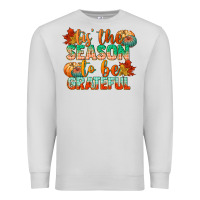 Dove Grey tis the season to be grateful Premium Sweatshirt - CowGirlArtShop