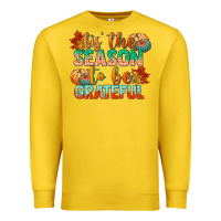 Lemon tis the season to be grateful Premium Sweatshirt - CowGirlArtShop
