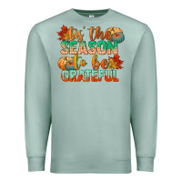 Seafoam tis the season to be grateful Premium Sweatshirt - CowGirlArtShop