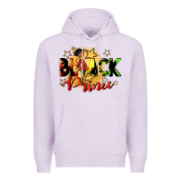Lilac black prince Premium Hoodie - CowGirlArtShop