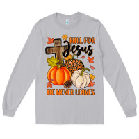 Moon Dust fall for jesus he never leaves Long Sleeve Tee - MaliasSmallBusiness