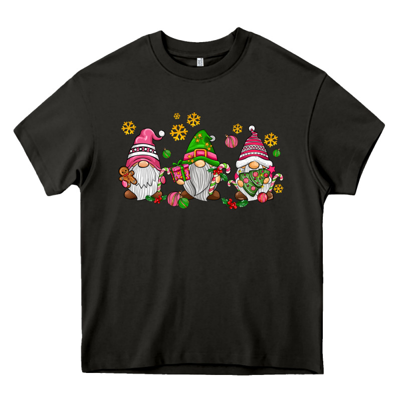 Pink Christmas Gnomies Heavy Core Tee by AdoDesignShop | Teevron