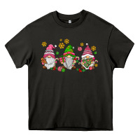 Asphalt pink christmas gnomies Heavy Core Tee - AdoDesignShop