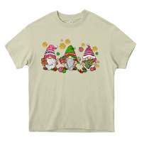 Mossy pink christmas gnomies Heavy Core Tee - AdoDesignShop