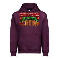 Mauve Wine christmas baking crew with gifts Urban Hoodie - FaDigitalArtStudio