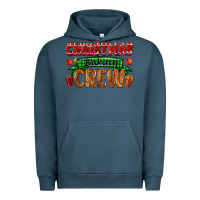 Pigment Midnight Navy christmas baking crew with gifts Urban Hoodie - FaDigitalArtStudio