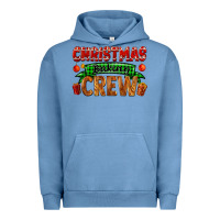 Pigment Pebble Blue christmas baking crew with gifts Urban Hoodie - FaDigitalArtStudio