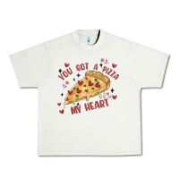 Pistachio you got a pizza my heart Urban Heavy Tee - MaliasSmallBusiness