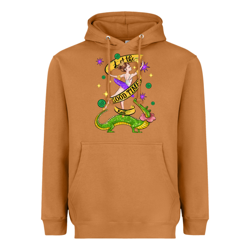 Let The Good Times Roll (2) Heavyweight Hoodie by CowGirlArtShop | Teevron