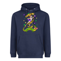 Navy let the good times roll (2) Heavyweight Hoodie - CowGirlArtShop
