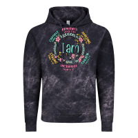 Cloud Black i am inspiration Vintage Hoodie - MaliasSmallBusiness
