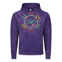 Cloud Purple i am inspiration Vintage Hoodie - MaliasSmallBusiness