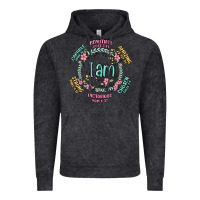 Vintage Black i am inspiration Vintage Hoodie - MaliasSmallBusiness
