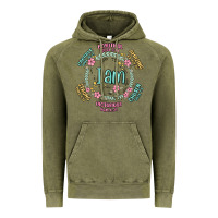 Vintage Olive i am inspiration Vintage Hoodie - MaliasSmallBusiness