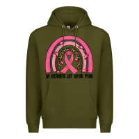 Army Green in october we wear pink rainbow Premium Hoodie - JahusDesignShop
