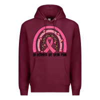 Burgundy in october we wear pink rainbow Premium Hoodie - JahusDesignShop