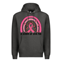 Charcoal Heather in october we wear pink rainbow Premium Hoodie - JahusDesignShop