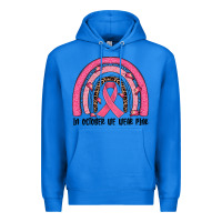 True Royal in october we wear pink rainbow Premium Hoodie - JahusDesignShop