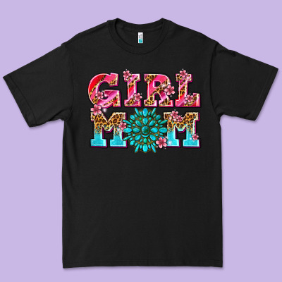 Girl Mom Premium Tee Designed By Adodesignshop
