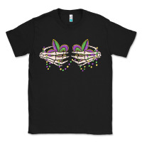 Black skeleton hands mardi gras Classic Tee - MaliasSmallBusiness