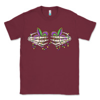 Skeleton Hands Mardi Gras Classic Tee | Teevron