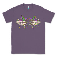 Lavender skeleton hands mardi gras Classic Tee - MaliasSmallBusiness